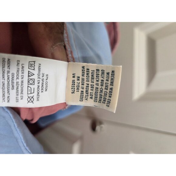 L.L. Bean Women's Pink Chino Pants Size 14 Relaxed Fit Cotton Blend - Picture 11 of 12